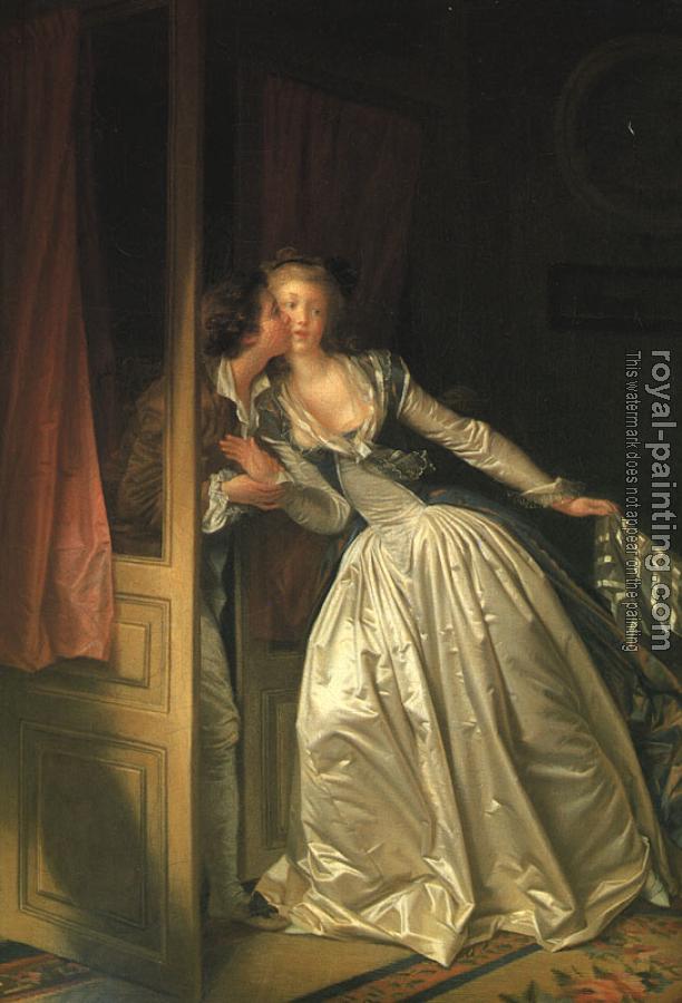 Jean-Honore Fragonard : The Stolen Kiss II